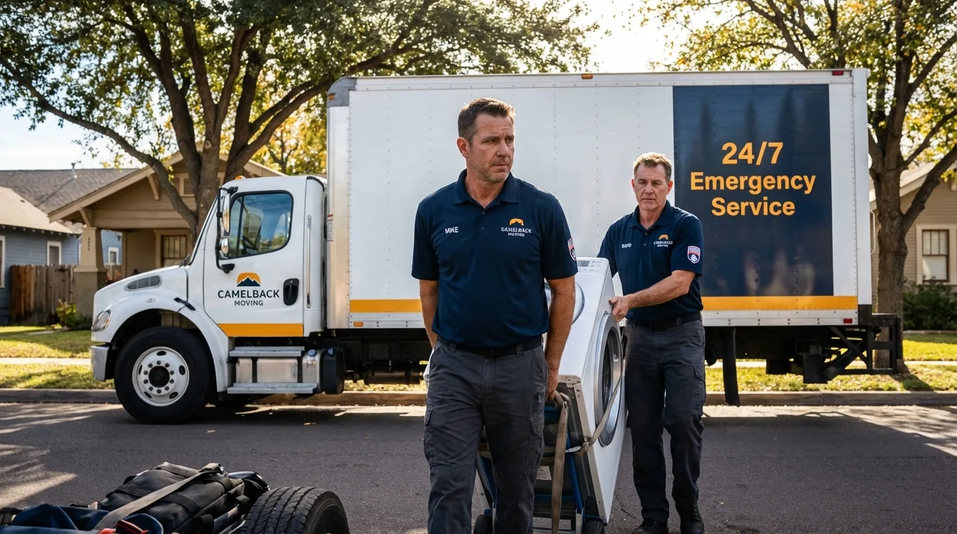 CamelBack Moving crew loading furniture in Greensburg, LA